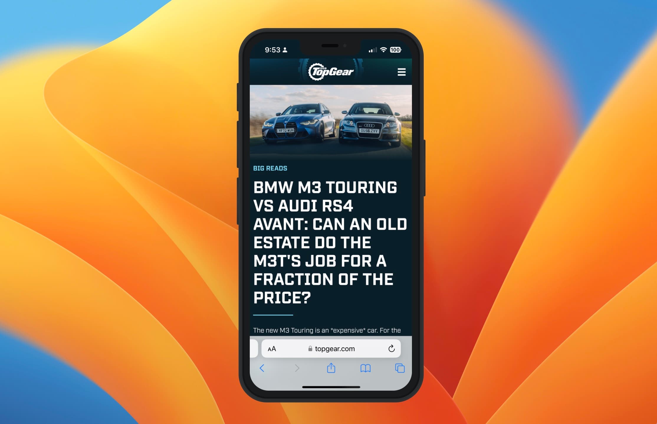 iOS Safari Share