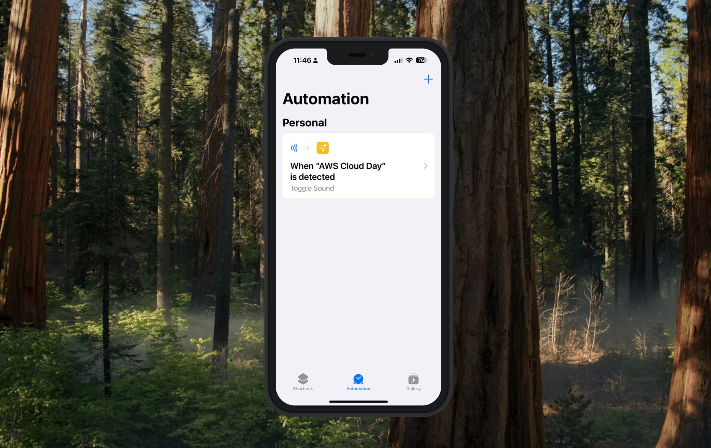 Saved Personal Automation