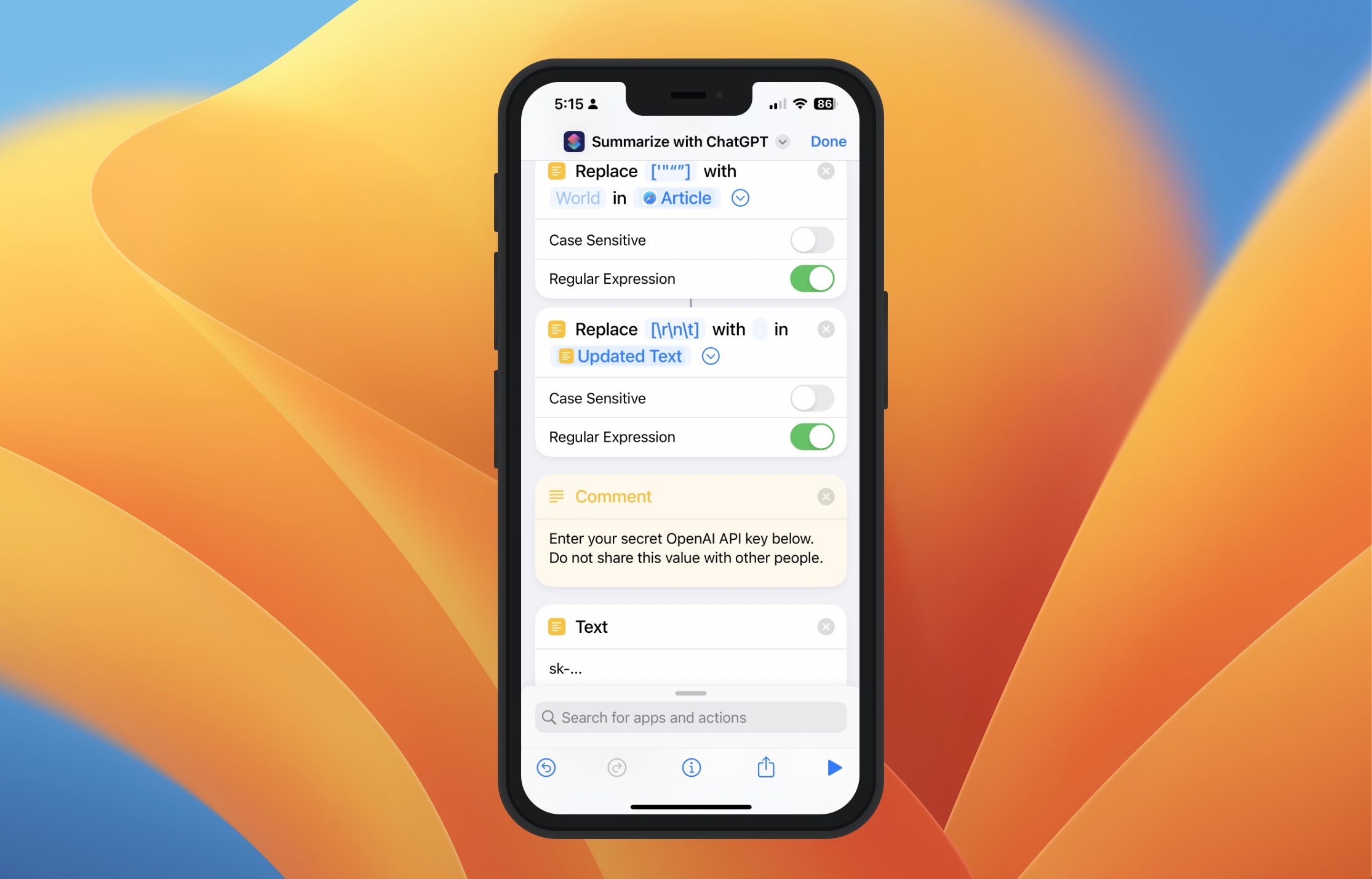 iOS Shortcut ChatGPT Part 2